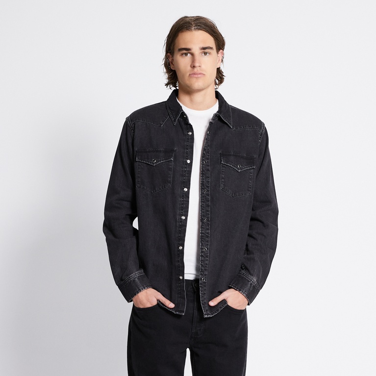 Denim shirt "Clint" Black Used